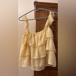 NWOT Woman’s Boutique Yellow Tank